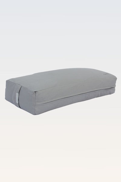 Cotton Yoga Bolster – Rectangular - Stone