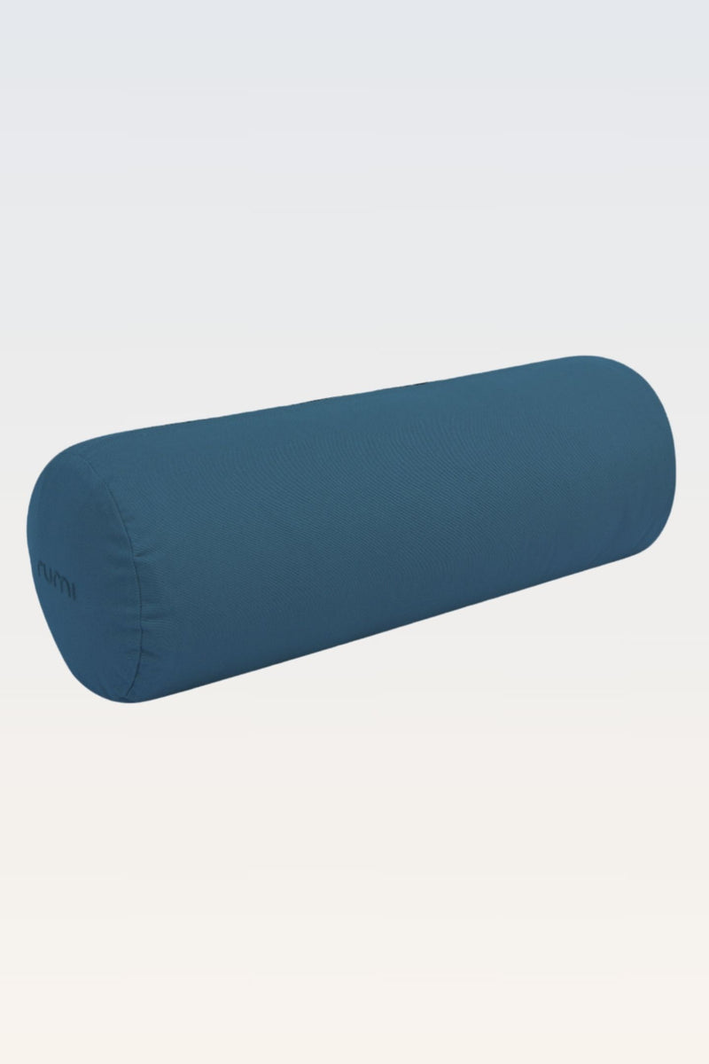 Cotton Yoga Bolster – Round - Indigo