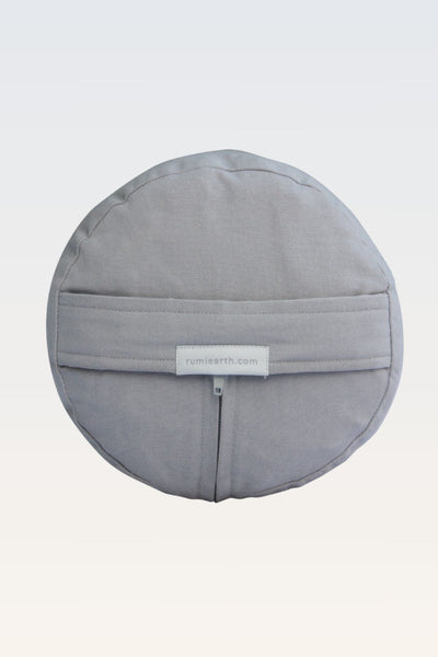 Cotton Yoga Bolster – Round - Stone