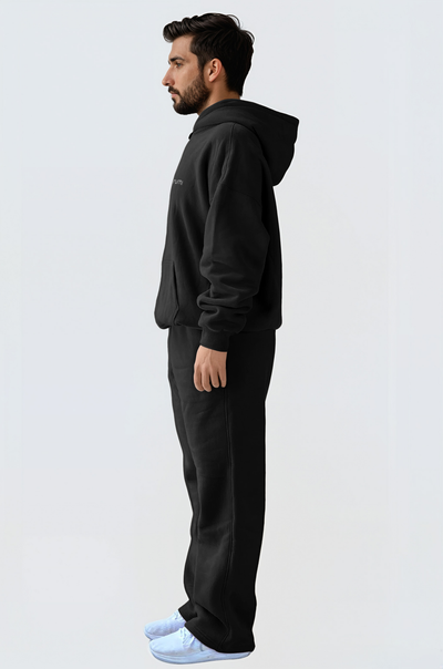 U Moon Sweatpants Relaxed Fleece - Black