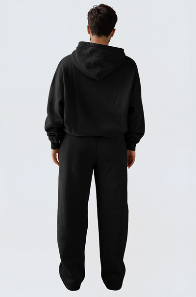 U Moon Sweatpants Relaxed Fleece - Black