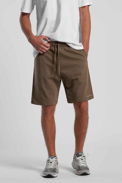 M Moon Sweatshorts - Wood