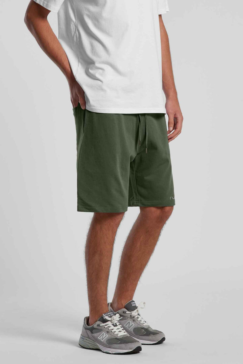 M Moon Sweatshorts - Olive Deep