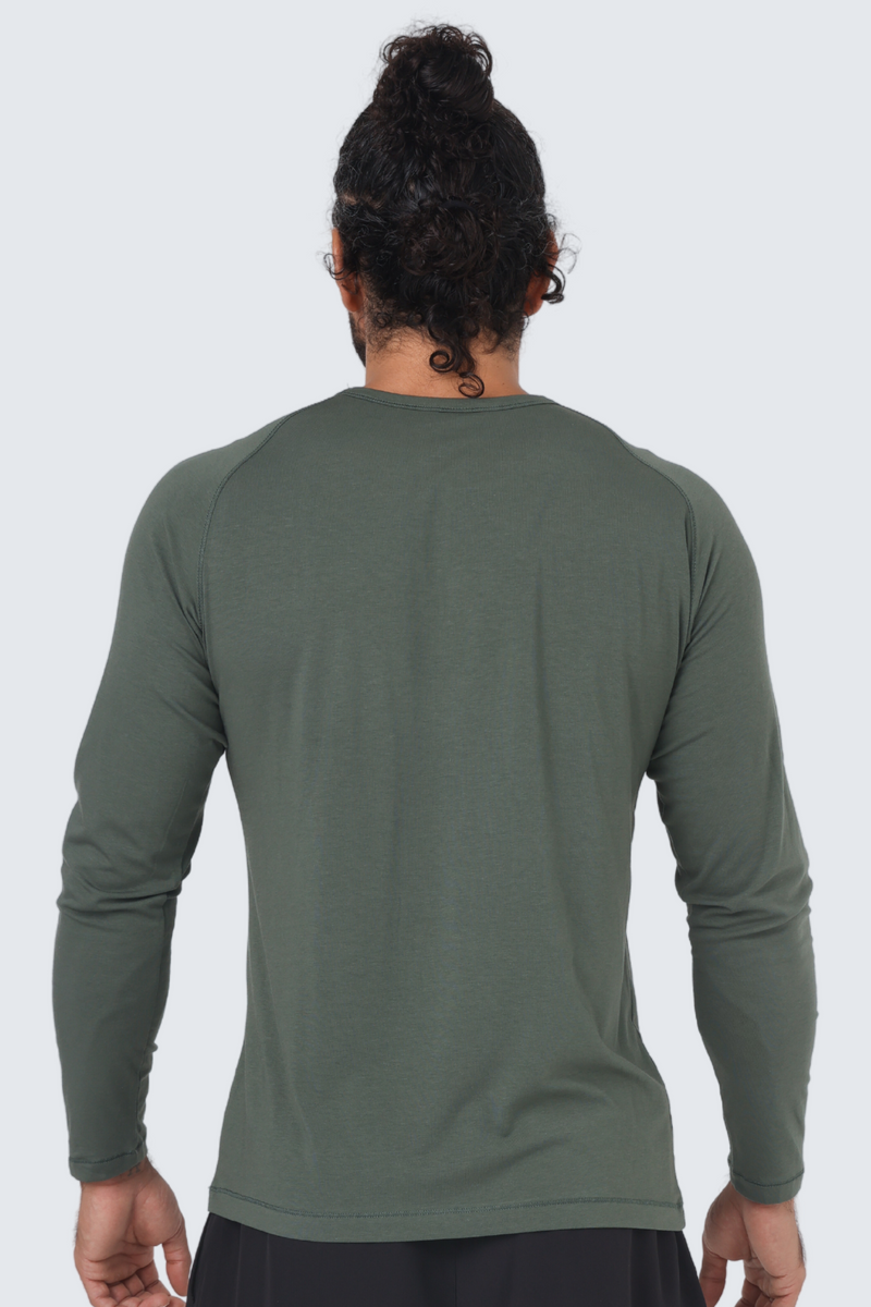 MU Move Tee Long Sleeve -  Olive Deep