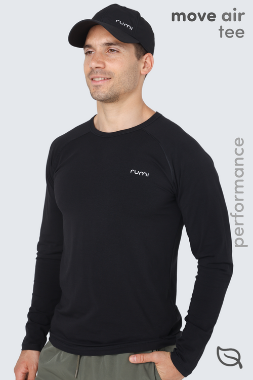 MU Move Tee Long Sleeve - Black