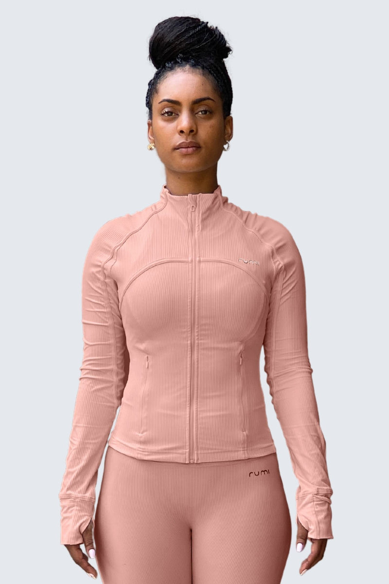 Rumi Earth W SunRib Fit Jacket - Coral Light