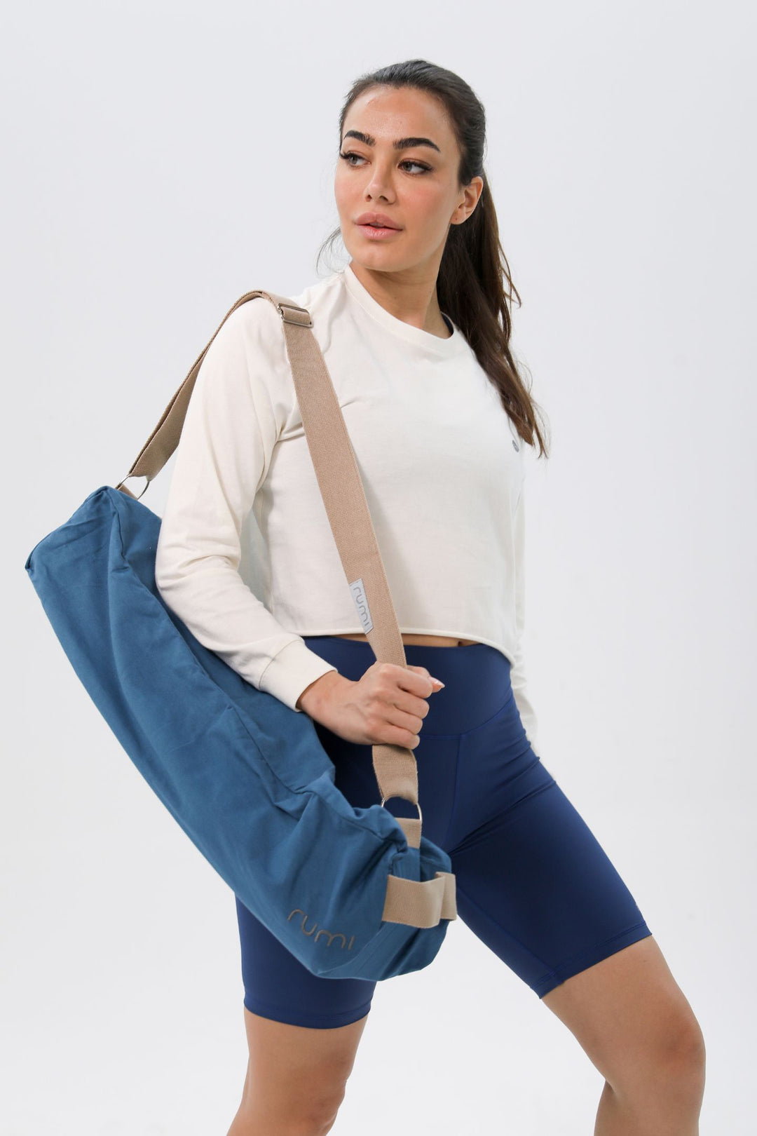 Rumi Earth Cotton Yoga Bag Yoga Fitness Mat Bag Yoga Bags