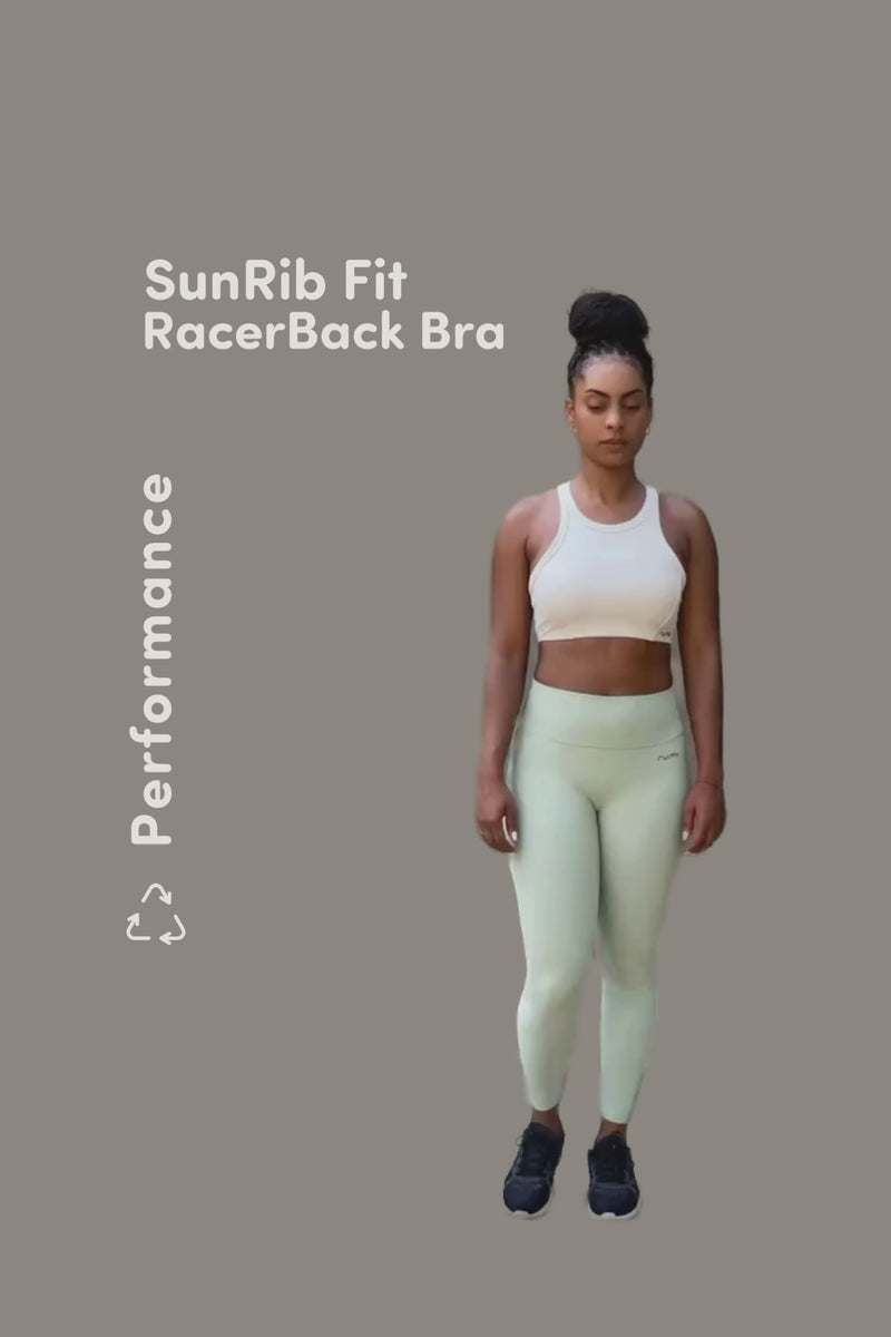 W SunRib Fit RacerBack Bra - Klein