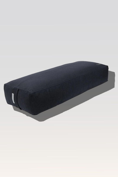 Rumi Earth - Cotton Yoga Bolster – Rectangular - Graphite - RU - YCB - RR - GE - Yoga Props