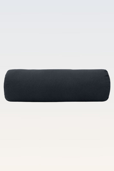 Rumi Earth - Cotton Yoga Bolster – Round - Graphite - RU - YCB - RD - GE - Yoga Props