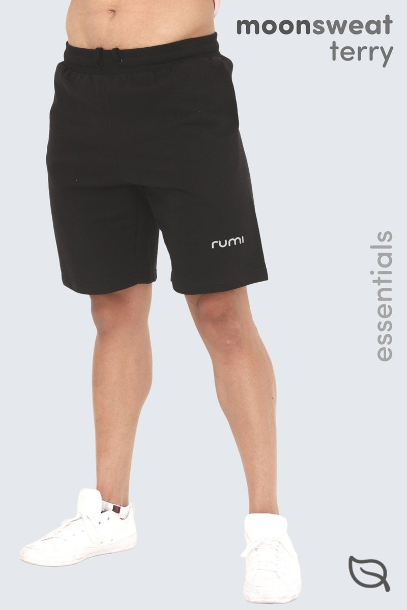 Rumi Earth - M Moon Sweatshorts - Black - R514500BKS - Bottoms