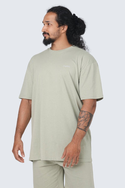 Rumi Earth - M Moon Tee - Pistachio - Tops