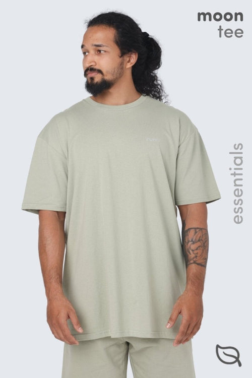 M Moon Tee - Pistachio