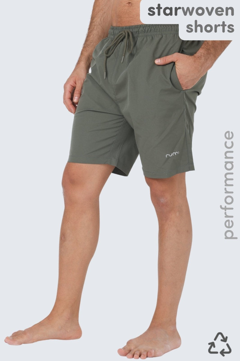 Rumi Earth - M Star Train Shorts - Olive - R514600OLP - Bottoms