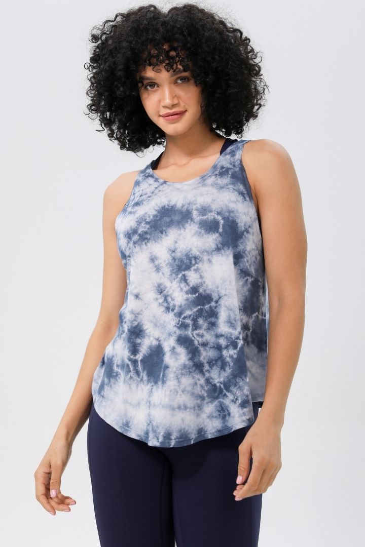 Rumi Earth - Sun Air Flared Tank - R141260MTS - Tops