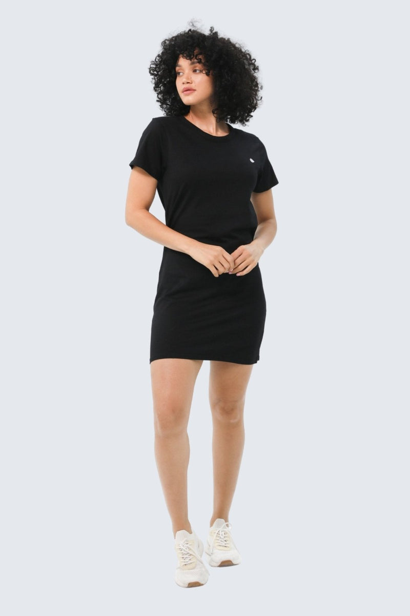 Rumi Earth - W Moon Air Organic Cotton Dress - Black - R137300BKP - Dresses