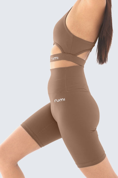 Rumi Earth - W Sun Zen Shorts 8” - Light Cocoa - R124440LCP - Bottoms