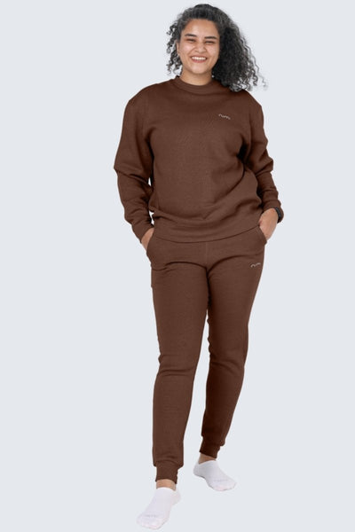 Rumi Earth - WU Moon Sweatpants Fleece Slim - Cocoa - R514675CAP - Bottoms