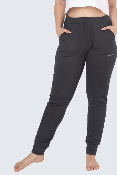 Rumi Earth - WU Star Jogger + Pockets - Graphite Heather - R124300GHP - Bottoms