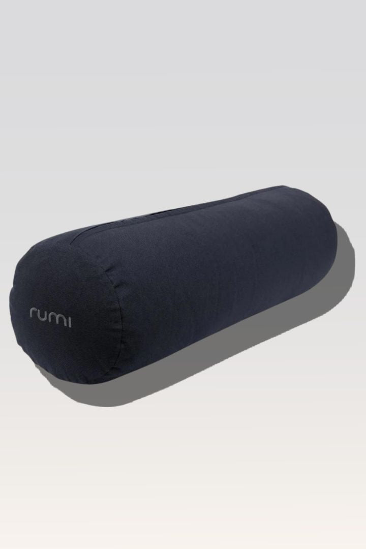 Cotton Yoga Bolster – Round - Graphite